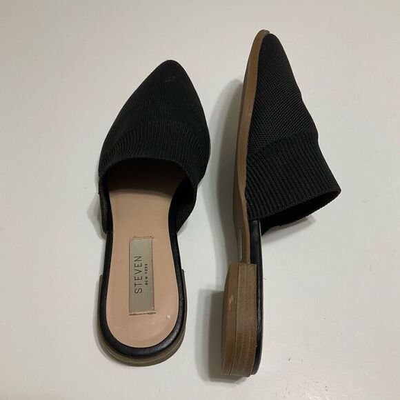 Steven New York Valdez Knit Mule, Black. 7 - Picture 7 of 8